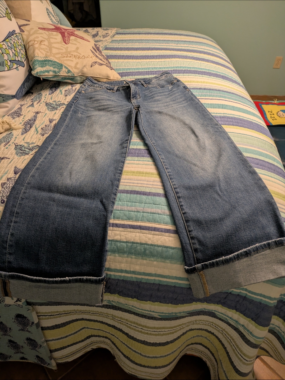 Moco Boutique Blue Wide-Leg Women’s Jeans